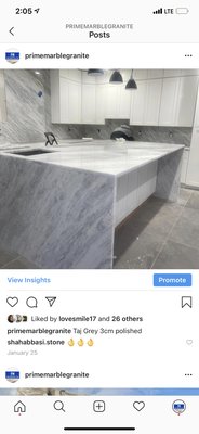 Prime Marble and Granite Indoor Slabyard : 60 Milbar Blvd , Farmingdale, NY 11735 - Taj White Kitchen Prime Marble and Granite Indoor Slabyard : 60 Milbar Blvd , Farmingdale, NY 11735 - Taj White Kitchen
