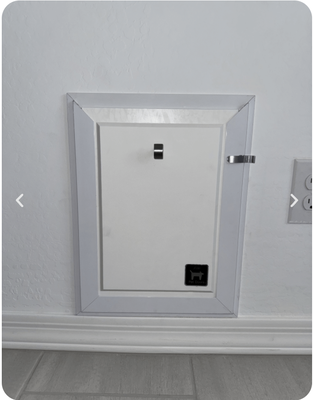 JGM Wall Model - JGM offers wall models to fit any thickness of wall. Our dog door is designed to seal up and keep the weather out and your heating and cooling in. The JGM wall model can be installed in either a covered or an exposed area of the house. The JGM wall model is available with options to fit your pet’s needs. Colors: Off-White, Bright-White, Beige, Grey, Matte Black. JGM Wall Model - JGM offers wall models to fit any thickness of wall. Our dog door is designed to seal up and keep the weather out and your heating and cooling in. The JGM wall model can be installed in either a covered or an exposed area of the house. The JGM wall model is available with options to fit your pet’s needs. Colors: Off-White, Bright-White, Beige, Grey, Matte Black.