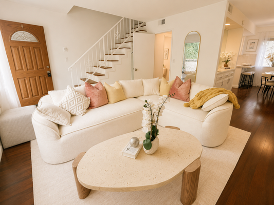 Pasadena Contemporary Condo - A thoughtfully staged Pasadena condominium designed with warm neutrals, soft textures, and organic modern furnishings. The cohesive design enhances the home's natural light, defines each living space, and creates an inviting atmosphere that resonates with today's buyers. Pasadena Contemporary Condo - A thoughtfully staged Pasadena condominium designed with warm neutrals, soft textures, and organic modern furnishings. The cohesive design enhances the home's natural light, defines each living space, and creates an inviting atmosphere that resonates with today's buyers.