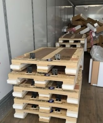 Emergency Trailer Clean out - One of my preferred vendors reached out that they had 2 trailers full of 12 200 lb pallets each and cardboard and they needed us asap ! We got them back on the road within 3 hours of the initial phone call Emergency Trailer Clean out - One of my preferred vendors reached out that they had 2 trailers full of 12 200 lb pallets each and cardboard and they needed us asap ! We got them back on the road within 3 hours of the initial phone call