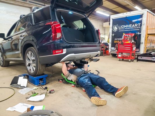 Hitch Installation - To pull a trailer, you need a hitch. If your car, truck, van, or SUV doesn’t already have one, our service team can install a hitch for you. We also stock Thule bike racks and cargo racks, which require a hitch, so if you want to take your bikes with you on vacation, give us a call!
