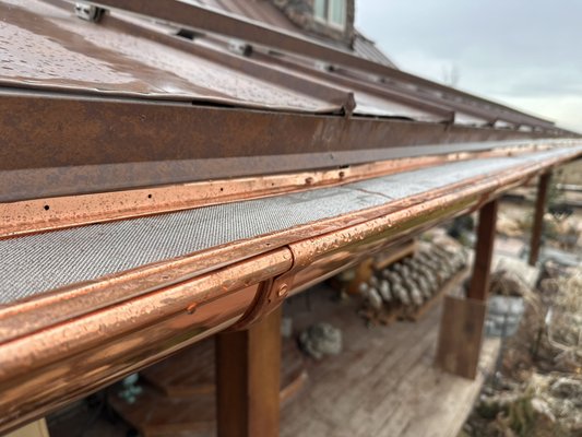 Copper Gutter Guards in Ogden - Copper gutters are jewelry for your home. A literal and visible instant value-add. Have questions? Lets chat. Give us a call! Copper Gutter Guards in Ogden - Copper gutters are jewelry for your home. A literal and visible instant value-add. Have questions? Lets chat. Give us a call!