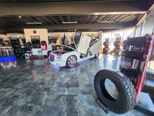 A Peek into Our Unique Showroom - We’ve remodeled our showroom to mirror our identity and the quality service we provide, creating a space that not only displays our state-of-the-art audio equipment, but also embodies our dedication to excellence and customer satisfaction.