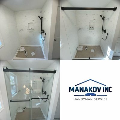Bathroom renovation - Full bathroom remodel completed from start to finish.
Demolition, drywall repair, tile installation, vanity and toilet installation.
Clean, professional work with attention to detail. Bathroom renovation - Full bathroom remodel completed from start to finish.
Demolition, drywall repair, tile installation, vanity and toilet installation.
Clean, professional work with attention to detail.