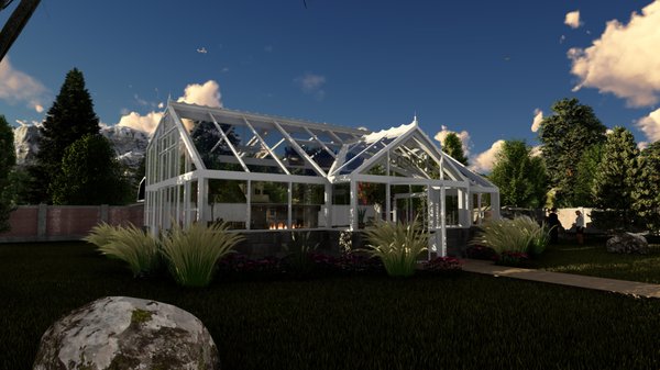 2019 Greenhouse Project - This was a custom greenhouse that we did for a client. Although it might look pretty simple, there's a lot of thought that has to go into a project like this were you're only using steel and glass.