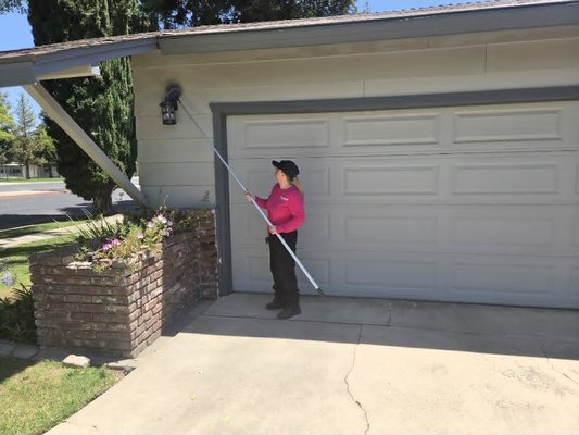 Web Removal - Spider webs are common across Stanislaus and San Joaquin Counties—workshops, garages, fences, patios, light fixtures, sheds. Brushing them away is temporary. They come back because the spiders are still there, nesting in spots that are hard to access.

Professional removal means clearing existing webs and treating the areas where spiders hide and nest—corners, overhangs, fence lines, and sheltered spaces. One thorough treatment stops the problem at the source, not just the surface.

Details matter. We cover every area of your property—garage, porch, shed—completely. We identify where spiders are establishing themselves and treat accordingly. Regular maintenance keeps your home clean and protected without the webbing buildup.