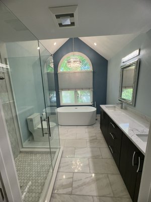 Bathroom remodel 2024! - Beautiful bathroom that we completed in 2024.