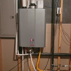 Tanklees water heater and softner install! - We remove a old water heater and upgraded to all of this! Tanklees water heater and softner install! - We remove a old water heater and upgraded to all of this!