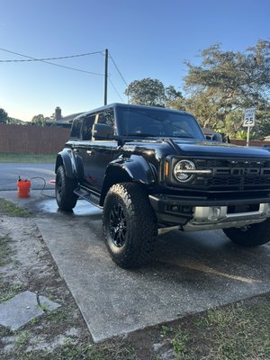Detail of the day! - A sweet bronco that I got the chance to detail did a full interior/exterior package and a ceramic wax!
