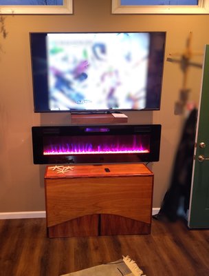 Electric fireplace installation - Added some lovely new electric fireplaces to this home! They heat well and create a cozy, warm atmosphere for winter. Call us today for an estimate for your winter home improvement projects! Electric fireplace installation - Added some lovely new electric fireplaces to this home! They heat well and create a cozy, warm atmosphere for winter. Call us today for an estimate for your winter home improvement projects!