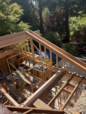 Framing and Remodel - Huge framing and beam work project in the works! Framing and Remodel - Huge framing and beam work project in the works!