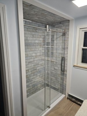 Bathroom Remodeling/ Shower tiling - Transform your bathroom into a refreshing oasis! In this project, we completely remodeled the space—featuring sleek tilework on both the walls and floor, a stylish new vanity, a modern toilet, and a fresh coat of paint with elegant trim. The result? A bathroom that’s as beautiful as it is functional. Ready to upgrade your space? Let’s create your dream bathroom together! Bathroom Remodeling/ Shower tiling - Transform your bathroom into a refreshing oasis! In this project, we completely remodeled the space—featuring sleek tilework on both the walls and floor, a stylish new vanity, a modern toilet, and a fresh coat of paint with elegant trim. The result? A bathroom that’s as beautiful as it is functional. Ready to upgrade your space? Let’s create your dream bathroom together!