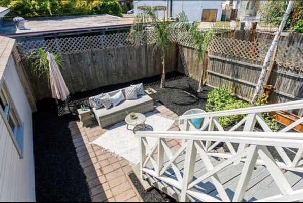 Landscape 2022 - We removed all the overgrown plants and weeds , painted the railing and stairs. We added new plants and trees & Refreshed the tiles Landscape 2022 - We removed all the overgrown plants and weeds , painted the railing and stairs. We added new plants and trees & Refreshed the tiles