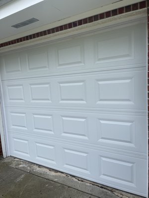 Garage Door Fix-Up - This up and coming home needed a replacement door and we were able to get there the next day and have it fully installed and ready to go for the next home owners. Garage Door Fix-Up - This up and coming home needed a replacement door and we were able to get there the next day and have it fully installed and ready to go for the next home owners.