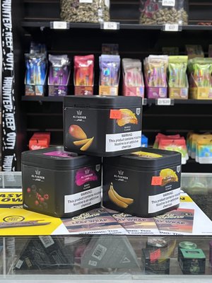 Hookah - Dive into our fantastic selection of hookah tobacco! We’ve got Al Fakher in all sizes, plus your favorites like Starbuzz and Overdozz. And if you need coals or coal warmers, we’ve got you covered! Come find your perfect setup and elevate your hookah sessions! Hookah - Dive into our fantastic selection of hookah tobacco! We’ve got Al Fakher in all sizes, plus your favorites like Starbuzz and Overdozz. And if you need coals or coal warmers, we’ve got you covered! Come find your perfect setup and elevate your hookah sessions!
