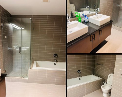 Bathroom remodel - Whether it's a new half bathroom for a small space or a full bathroom with a double sink, stand-up shower, and bathtub—we do it all the right way. From plumbing and framing to tiles and finishing touches, we make sure everything looks good and works great for your home.