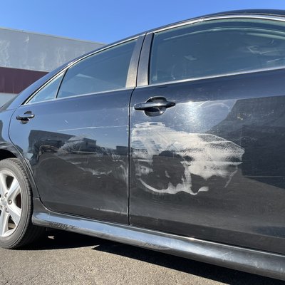CRAZY 😱 Side Swipe Scratch REPAIRED✅ - This vehicle sideswiped a pole HARD! Yet, with a little bit of love and attention from Precision… completely repaired! ❤️🤩🤯
Got scratches?? Call and get a FREE Quote Today! CRAZY 😱 Side Swipe Scratch REPAIRED✅ - This vehicle sideswiped a pole HARD! Yet, with a little bit of love and attention from Precision… completely repaired! ❤️🤩🤯
Got scratches?? Call and get a FREE Quote Today!