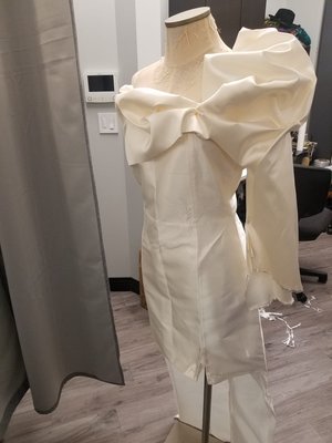 Custom Dress Creation - This dress was designed and created by Esso specially for her on her special award night!