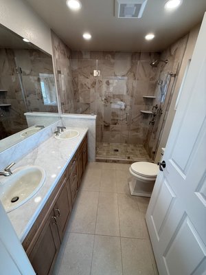 Renovations - We do all kind remodeling or renovation. Flooring, cabinets, countertop, bathroom, drywall, paint, interior and exterior