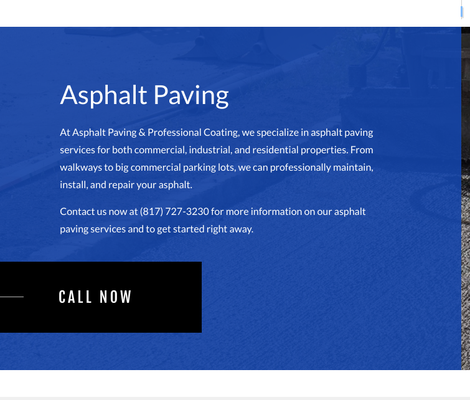 Asphalt Paving - At Asphalt Paving & Professional Coating, we specialize in asphalt paving services for both commercial, industrial, and residential properties. From walkways to big commercial parking lots, we can professionally maintain, install, and repair your asphalt.
