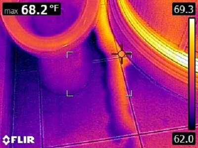 Thermal Infrared Imaging - Every pre-purchase home inspection includes an interior scan with an infrared thermal imaging camera.  Infrared technology allows the inspector to "see beyond the visual".  Thermal cameras do not see through things, however they do help to identify temperature anomalies which may suggest potential plumbing leaks, water intrusion concerns, missing insulation, air leaks (energy loss), and possible electrical system defects.