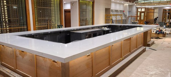 Bar Top Installation - Our company specializes in custom stone work. We have been providing high-quality services for over two decades, helping their customers enhance the beauty and functionality of their spaces. With a team of skilled craftsmen, we are known for our attention to detail and dedication to customer satisfaction. You can trust us to bring your vision to life. Choose G & C Marble for all your custom stone needs. Bar Top Installation - Our company specializes in custom stone work. We have been providing high-quality services for over two decades, helping their customers enhance the beauty and functionality of their spaces. With a team of skilled craftsmen, we are known for our attention to detail and dedication to customer satisfaction. You can trust us to bring your vision to life. Choose G & C Marble for all your custom stone needs.