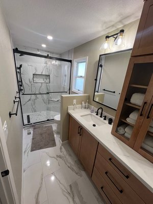 Bathroom Renovation - Masterpiece Remodeling Inc. has successfully completed bathroom renovation projects throughout the San Francisco Bay Area. Our experience includes complete bathroom remodels, shower and tub replacements, custom tile installation, waterproofing, plumbing and electrical upgrades, vanity and countertop installation, flooring, drywall repair, painting, and finish carpentry. We are committed to delivering high-quality workmanship, code-compliant installations, and professional service on every project, from simple bathroom updates to complete luxury renovations. Bathroom Renovation - Masterpiece Remodeling Inc. has successfully completed bathroom renovation projects throughout the San Francisco Bay Area. Our experience includes complete bathroom remodels, shower and tub replacements, custom tile installation, waterproofing, plumbing and electrical upgrades, vanity and countertop installation, flooring, drywall repair, painting, and finish carpentry. We are committed to delivering high-quality workmanship, code-compliant installations, and professional service on every project, from simple bathroom updates to complete luxury renovations.