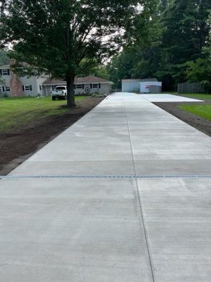 Driveway (Allen Park) - Demo old driveway cement. Driveway (Allen Park) - Demo old driveway cement.