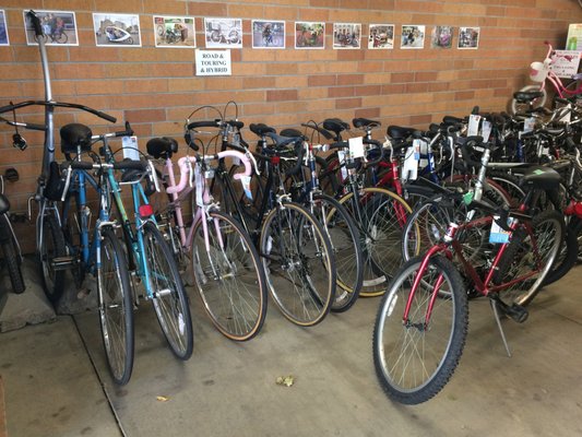 FREE Bike Repair - Come to The Bike Garage where our volunteer mechanics will repair your bike or, if you prefer, teach you how. Pay only what you can.