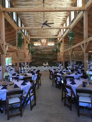 Summer/Fall Events - Bring your vision to life with an easy-to-decorate large space - many beautiful wood and rustic finishes already in place, so decorating is simple!