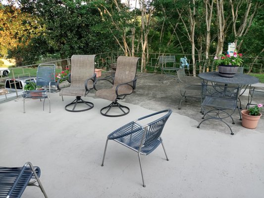 Patio Cleaning, 2023 - This service was pressure washing for a concrete patio. Sap and mildew had built up on the entire surface, so it was removed to bring back the like-new appearance it had lost over the seasons. Customer was very satisfied! Patio Cleaning, 2023 - This service was pressure washing for a concrete patio. Sap and mildew had built up on the entire surface, so it was removed to bring back the like-new appearance it had lost over the seasons. Customer was very satisfied!
