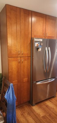 Kitchen transformation - Factory finish designed to withstand years of wear and tear