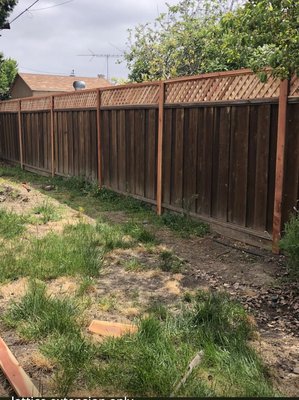 We installed only the extension lattice - Triple lattice installation We installed only the extension lattice - Triple lattice installation
