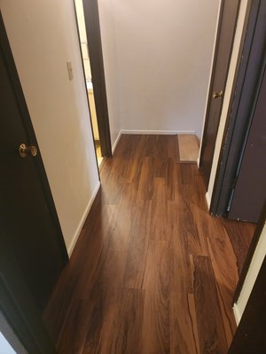 Turn with floors. - This was a turnover with lvp install.