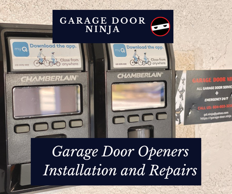 Garage Door Openers Installation And Repairs - We Supply and Install Amazing Openers
