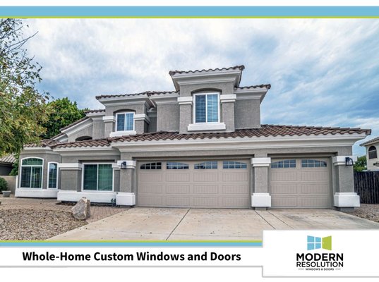 Whole Home Custom Windows & Doors - Your Go-To Solution For Home Replacement Windows in Arizona
If you’re looking to save money on your energy bills with gorgeous new home replacement windows, we’re here to help. As a trusted provider of replacement windows in Arizona, we offer quality work at fair prices. Our Anlin window & Doors are both affordable and high-functioning and, with a True Double Lifetime Warranty, you can make the most out of your investment.
The Most Trusted Window Company in the Valley
When you’re looking for a window contractor, it is essential to find a reputable business with experienced staff. Showcasing only the best windows on the market, Modern Resolution has become the de facto solution for all window and door-related needs. We’re dedicated to helping educate you on your options so that you can make an informed purchasing decision. We value our customer-relationships and strive to provide exceptional service from start to finish.
Team of Dedicated Professionals
Not sure what windows suit you best? Our team of experts will gladly help you determine the best windows for your unique needs. Staying informed on current trends and best practices, we know windows inside and out. Gain the advantages of expertise in your window company with a team that knows the importance of professionalism. From consultation through to installation, we are here to answer any of your questions and help you find the best windows and doors for your home.
Save Money With Energy-Efficient Anlin Windows
One of the top reasons homeowners opt for new windows is to not only increase the beauty and value of their home, but also to save money on their monthly bills. The best of modern innovation, our Anlin Windows will keep your home cool in the Summer and warm in the Winter. Both stylish and efficient, these features increase your home’s value and save you money.
Finance Windows and Doors With Ease
Looking to reduce your up-front investment costs? We offer financing for windows, doors, and installation. With varied payment plans, available to those that qualify, it has never been a better time to upgrade your windows and in a cost-effective way. Whole Home Custom Windows & Doors - Your Go-To Solution For Home Replacement Windows in Arizona
If you’re looking to save money on your energy bills with gorgeous new home replacement windows, we’re here to help. As a trusted provider of replacement windows in Arizona, we offer quality work at fair prices. Our Anlin window & Doors are both affordable and high-functioning and, with a True Double Lifetime Warranty, you can make the most out of your investment.
The Most Trusted Window Company in the Valley
When you’re looking for a window contractor, it is essential to find a reputable business with experienced staff. Showcasing only the best windows on the market, Modern Resolution has become the de facto solution for all window and door-related needs. We’re dedicated to helping educate you on your options so that you can make an informed purchasing decision. We value our customer-relationships and strive to provide exceptional service from start to finish.
Team of Dedicated Professionals
Not sure what windows suit you best? Our team of experts will gladly help you determine the best windows for your unique needs. Staying informed on current trends and best practices, we know windows inside and out. Gain the advantages of expertise in your window company with a team that knows the importance of professionalism. From consultation through to installation, we are here to answer any of your questions and help you find the best windows and doors for your home.
Save Money With Energy-Efficient Anlin Windows
One of the top reasons homeowners opt for new windows is to not only increase the beauty and value of their home, but also to save money on their monthly bills. The best of modern innovation, our Anlin Windows will keep your home cool in the Summer and warm in the Winter. Both stylish and efficient, these features increase your home’s value and save you money.
Finance Windows and Doors With Ease
Looking to reduce your up-front investment costs? We offer financing for windows, doors, and installation. With varied payment plans, available to those that qualify, it has never been a better time to upgrade your windows and in a cost-effective way.