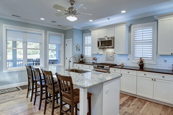 Kitchen Floors - Many homeowners in Southwest Florida like to use natural stone for their kitchen remodels because of its natural beauty and durability. Plus, its distinctive beauty creates a sense of sophistication and elegance, while requiring very little maintenance. SATFP can add lavish natural stone products such as Marble, Granite, Quartz and Quartzite to your kitchen to make it look and feel more luxurious and increase the value of your home. With limitless possibilities of style, texture and color we can match your existing kitchen theme and transform your floor into the showpiece of your home.