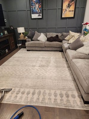 Carpet Cleaning - Having a carpet flooring is cozy. But not when it’s dirty. We use hot water extraction method for cleaning carpets. This method is preferred by the experts and recommended by the manufacturers. That way carpets will be clean of dirt and light stains and the quality will be preserved, essentially prolonging the life of a carpet.