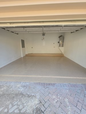 garage Epoxy - this garage was soo destroyed we did beautiful refresh whit floor Epoxy and walls, ceiling painted. garage Epoxy - this garage was soo destroyed we did beautiful refresh whit floor Epoxy and walls, ceiling painted.
