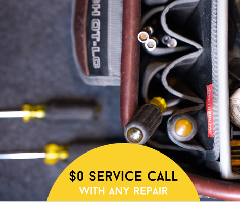 🆓 Free service call (with repair) - We offer $0 service call ($60 cost) with any repair 🆓 Free service call (with repair) - We offer $0 service call ($60 cost) with any repair