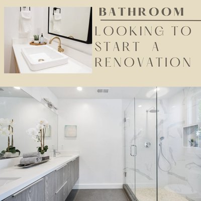 Full bathroom remodeling￼ - We help with everything start to finish full design and installation￼