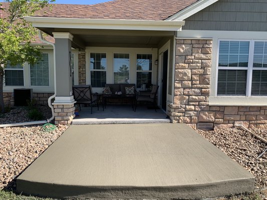 Concrete Work - Some of our concrete pads and patios we have worked on. Concrete Work - Some of our concrete pads and patios we have worked on.