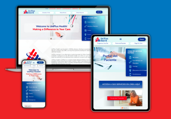Healthcare Website - I offer professional web design and development, custom graphics, and general SEO for new websites.