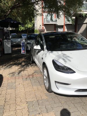 Valet services - We had to provide valet services, it was a success.