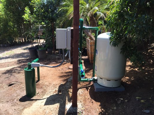 Well Pump System Installations - RESIDENTIAL WELL PUMP SYSTEMS:
If you have had a new well drilled, we can help design a well pump system tailored to the characteristics of your well and your water needs. Each system is customized to your individual well.
We have designed and installed well pump systems with variable frequency drives, which provide constant pressure at variable speed.
We have also designed systems that use pressure switches.
If you have a low producing well, we can design a pump system which pumps into a storage tank. We would then use a booster pump-to-pump from the storage tank into your irrigation or home.
We can also help you with maintenance and service on your existing well pump system.
We recommend having your well pump system be inspected at least once a year, which includes a detailed report noting the following:
Incoming voltages and voltage draw down.
Current draw in amps.
Air pressure in pressure tanks.
Condition of controls.
Condition of pressure tanks and switches.
Report of any leak in the system.
Record the insulation value of submerged wires.
COMMERCIAL/AGRICULTURAL WELL PUMP SYSTEMS:
Once your well is drilled, we can work with you to design a pump system to fit your needs.
We can design the system to pump directly into your irrigation, or we can custom design a blending system which incorporates city water.
We have installed and maintained well pump systems with variable frequency drives as well as pressure-regulated systems.
We recommend having your well pump system be inspected at least once a year, which includes a detailed report noting the following:
Incoming voltages and voltage draw down.
Current draw in amps.
Air pressure in pressure tanks.
Condition of controls.
Condition of pressure tanks and switches.
Report of any leak in the system.
Record the insulation value of submerged wires. Well Pump System Installations - RESIDENTIAL WELL PUMP SYSTEMS:
If you have had a new well drilled, we can help design a well pump system tailored to the characteristics of your well and your water needs. Each system is customized to your individual well.
We have designed and installed well pump systems with variable frequency drives, which provide constant pressure at variable speed.
We have also designed systems that use pressure switches.
If you have a low producing well, we can design a pump system which pumps into a storage tank. We would then use a booster pump-to-pump from the storage tank into your irrigation or home.
We can also help you with maintenance and service on your existing well pump system.
We recommend having your well pump system be inspected at least once a year, which includes a detailed report noting the following:
Incoming voltages and voltage draw down.
Current draw in amps.
Air pressure in pressure tanks.
Condition of controls.
Condition of pressure tanks and switches.
Report of any leak in the system.
Record the insulation value of submerged wires.
COMMERCIAL/AGRICULTURAL WELL PUMP SYSTEMS:
Once your well is drilled, we can work with you to design a pump system to fit your needs.
We can design the system to pump directly into your irrigation, or we can custom design a blending system which incorporates city water.
We have installed and maintained well pump systems with variable frequency drives as well as pressure-regulated systems.
We recommend having your well pump system be inspected at least once a year, which includes a detailed report noting the following:
Incoming voltages and voltage draw down.
Current draw in amps.
Air pressure in pressure tanks.
Condition of controls.
Condition of pressure tanks and switches.
Report of any leak in the system.
Record the insulation value of submerged wires.