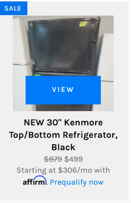 Refrigerator On Sale Now - We carry all brands from LG, KitchenAid, GE, Kenmore and much more