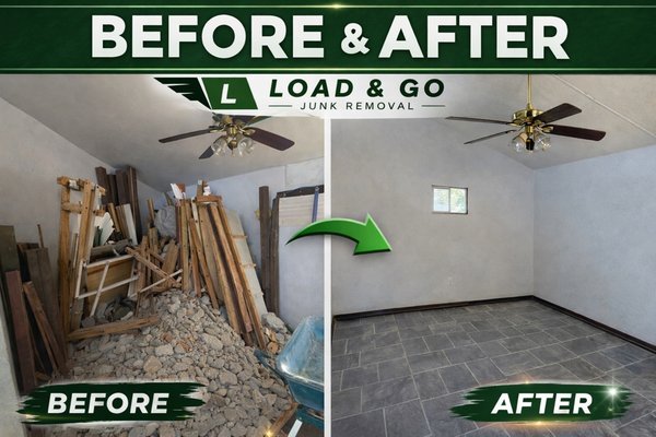 Junk Removal Services! - Load & Go Junk Removal offers efficient, affordable junk removal with same-day service available. From single items to full cleanouts, we handle all the heavy lifting and leave every space clean and clutter-free. Junk Removal Services! - Load & Go Junk Removal offers efficient, affordable junk removal with same-day service available. From single items to full cleanouts, we handle all the heavy lifting and leave every space clean and clutter-free.
