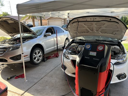 Don’t sweat it, let’s keep you cool! - Weak airflow or A/C that isn’t getting cold? Don’t wait for the Arizona heat to win. Proper diagnosis and repair can get your A/C back to blowing the cold air it should! Don’t sweat it, let’s keep you cool! - Weak airflow or A/C that isn’t getting cold? Don’t wait for the Arizona heat to win. Proper diagnosis and repair can get your A/C back to blowing the cold air it should!