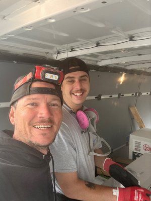 The QC Guys are hard at work today! - The QC Guys are hard at work today, with Cody and Josh out installing QuietCool Whole House Fans at customers' homes. The QC Guys are hard at work today! - The QC Guys are hard at work today, with Cody and Josh out installing QuietCool Whole House Fans at customers' homes.
