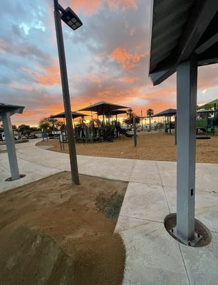 City of Phoenix - Falcon Park Renovation - This remodel was done with the City of Phoenix from mid-2023 to early 2024. These photos detail the work we were doing during those few months.

We did most of the landscaping contracting. We installed much of the irrigation, sprinklers, Trees and plants, and more.